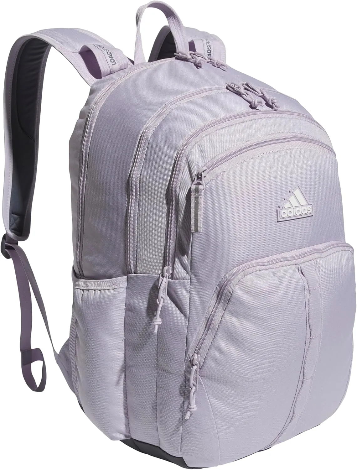 adidas Prime Backpack for Work, Travel Bag for Women and Men with Padded Compartment for Laptop, Silver Dawn Grey/Onix Grey/2, One Size
