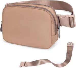 AROME Mini Belt Bag for Women, Fashion Waist Packs Fanny Pack Crossbody Bags with Strap Extender for Women Men, Waterproof Waist Bag Hip Bum Bag for Casual Travel Running Hiking Outdoor Sports
