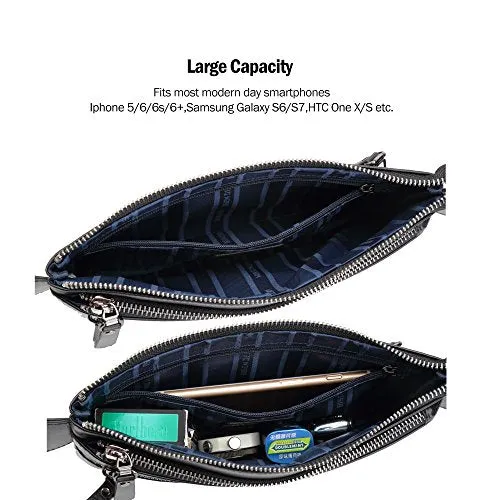 Bison Denim Classic Leather Waist Pack Fanny Pack Shoulder Backpack Sport Pouch Travel Hiking Bum