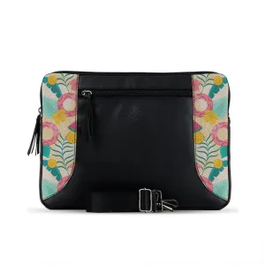 Black Mixed Laptop Sleeve Summer
