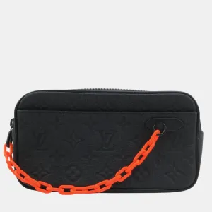 Black Monogram Empriente Leather Volga Pochette Bag