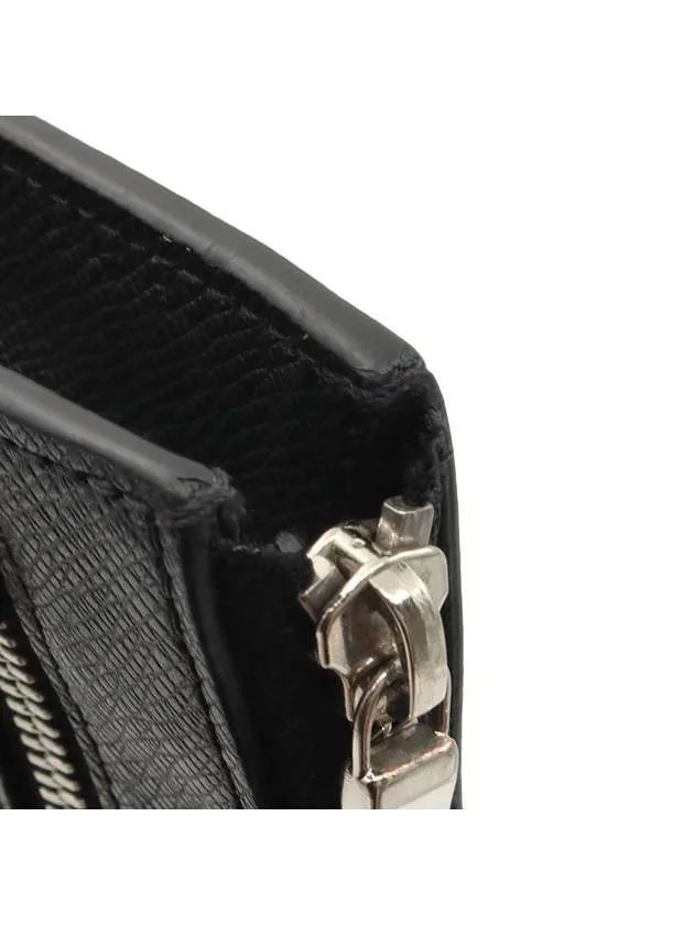 Black Taiga Leather Pochette Jour 24H Clutch M30965