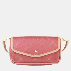Bordeaux & Grey Leather CALYPSO Crossbody