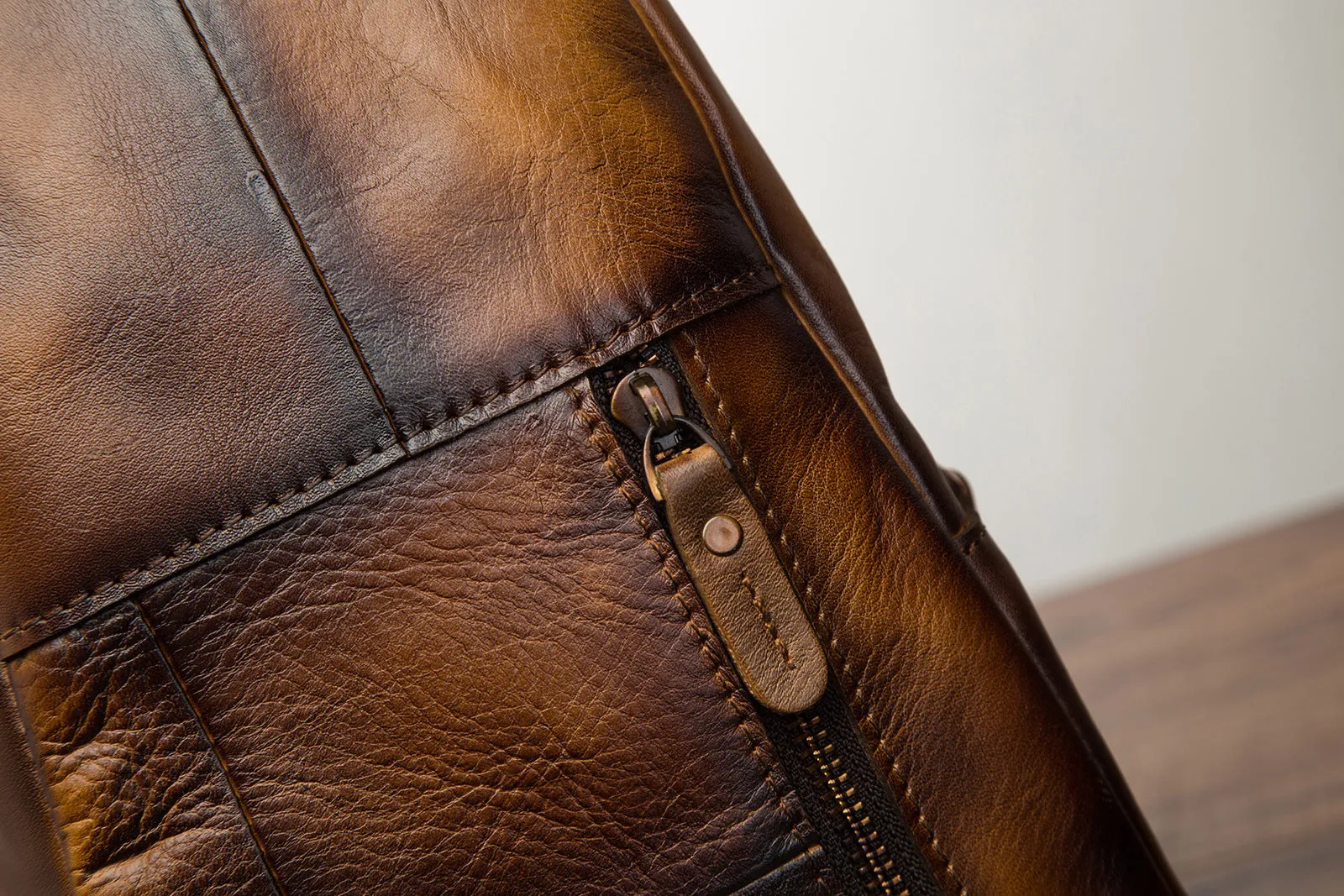 Brown Leather Sling Backpack Crossbody Sling Backpack Best Cross Body Sling Bag Mens Leather Sling Bags