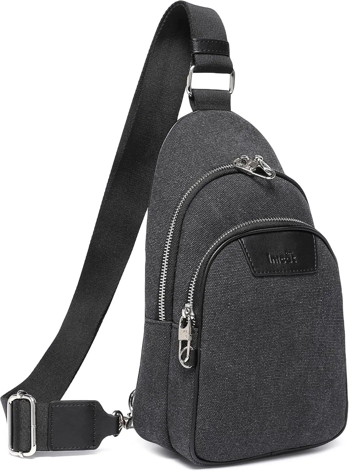 Canvas Small Sling Bag for Women Men Anti Theft Crossbody Bags RFID Blocking Cross Body Bag for Woman Travel Sling Purse