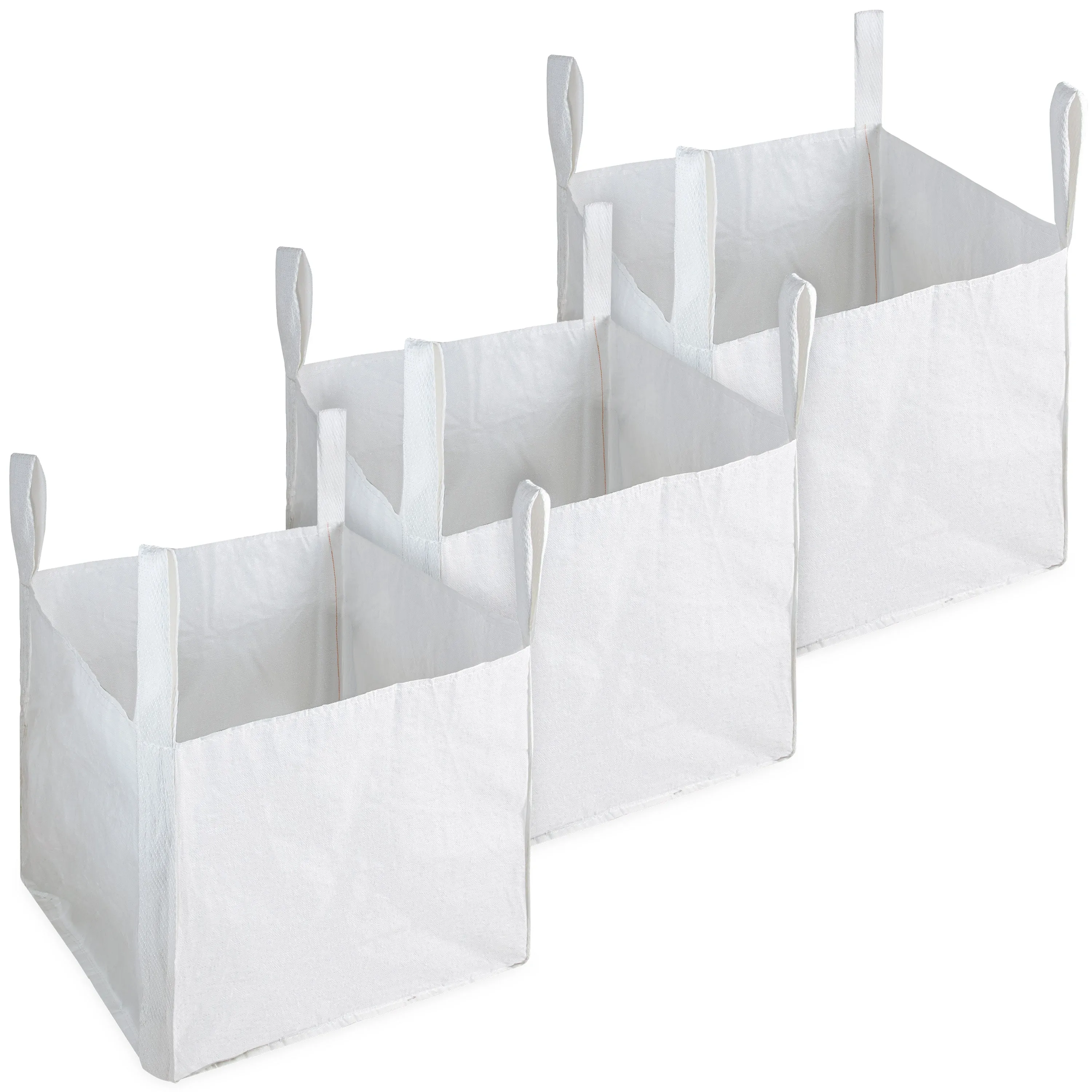 Deco Express Garden Waste Bags - Heavy Duty Bags - White 1.5T - 3 Pack