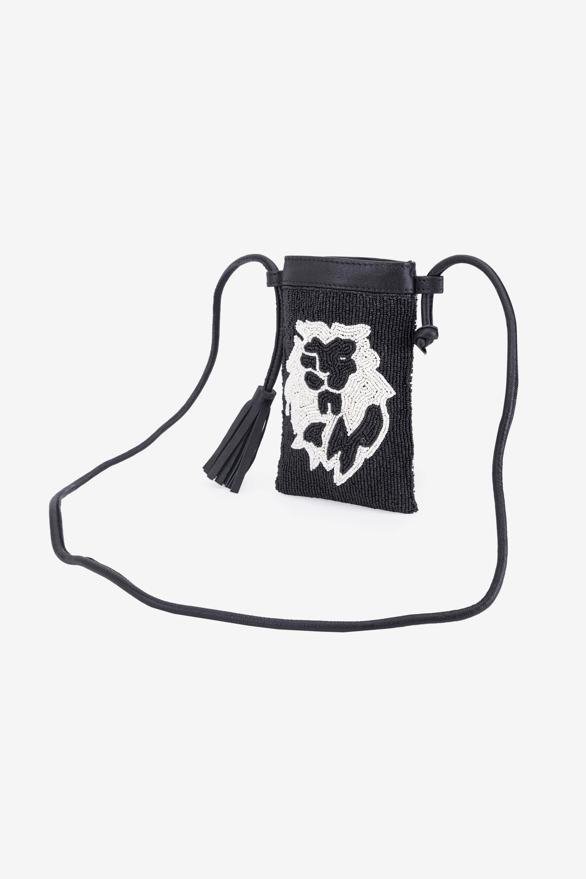 ECO-CONSCIOUS ELISA BLACK/WHITE SLIND BAG