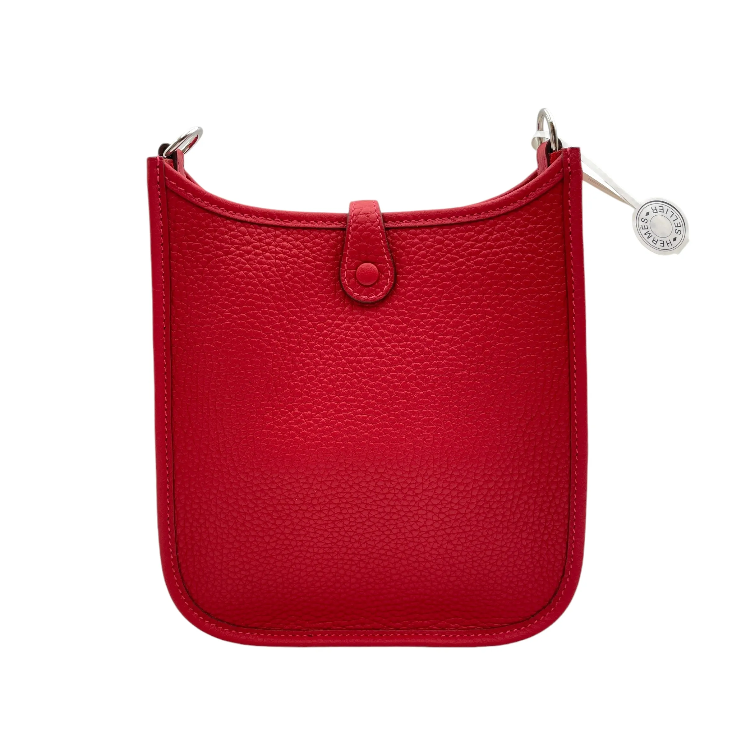Evelyne Mini Vermillon in Clemence, Palladium hardware