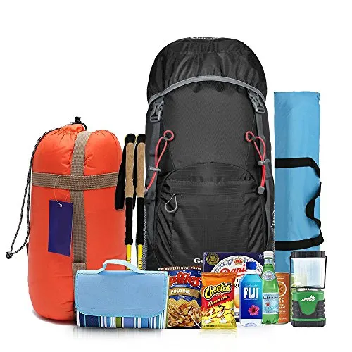 G4Free Large 40L Lightweight Water Resistant Travel Backpack/Foldable & Packable Hiking