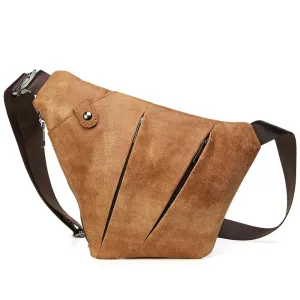 Genuine Leather Men shoulder bag