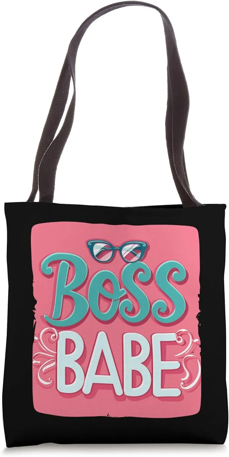 Happy Boss Babe Tote Bag