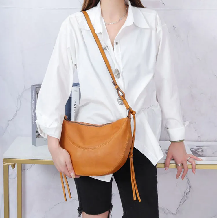 Hobo Ladies Black Leather Side Bag Cross Shoulder Bag For Women