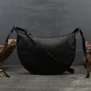 Hobo Ladies Black Leather Side Bag Cross Shoulder Bag For Women