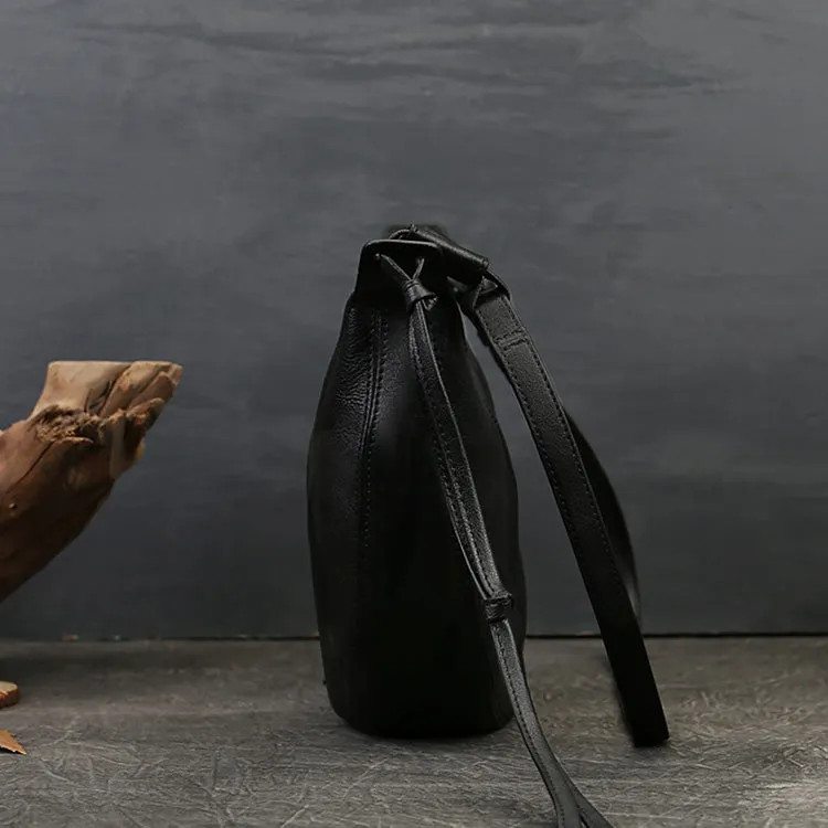 Hobo Ladies Black Leather Side Bag Cross Shoulder Bag For Women