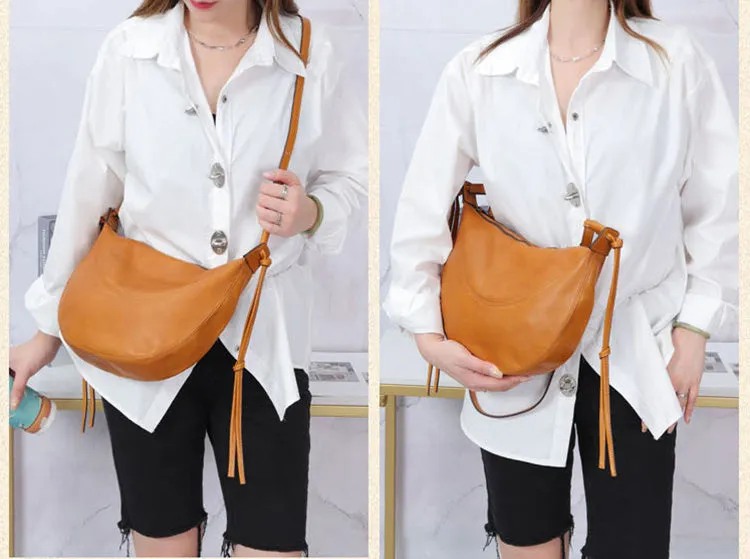 Hobo Ladies Black Leather Side Bag Cross Shoulder Bag For Women