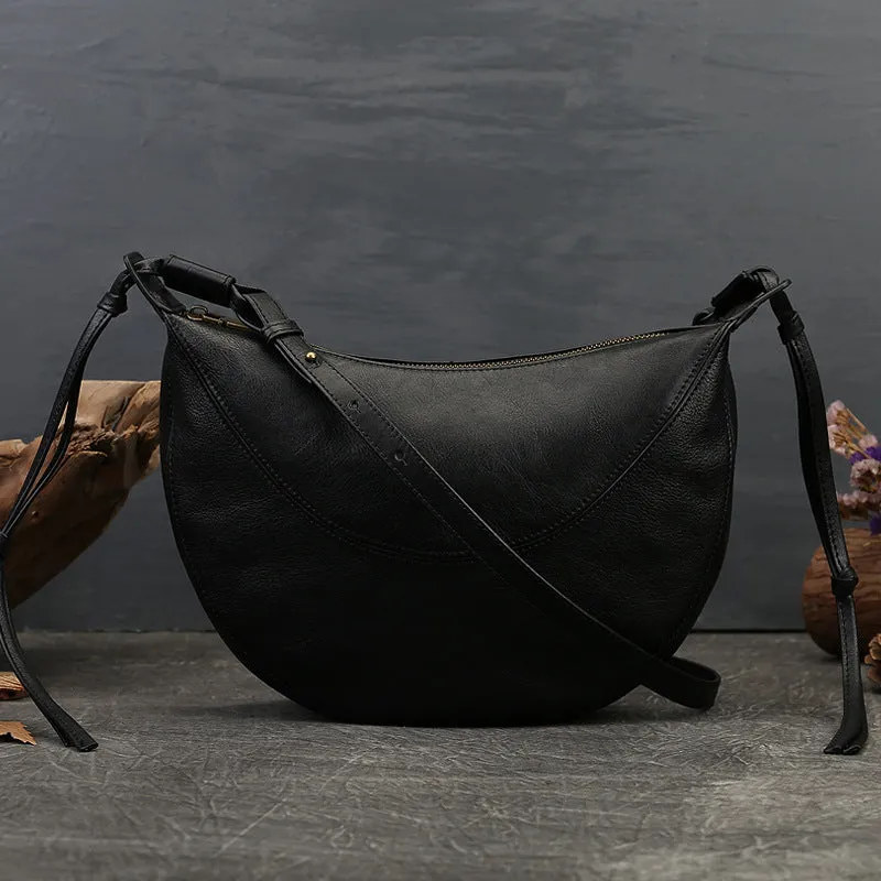 Hobo Ladies Black Leather Side Bag Cross Shoulder Bag For Women