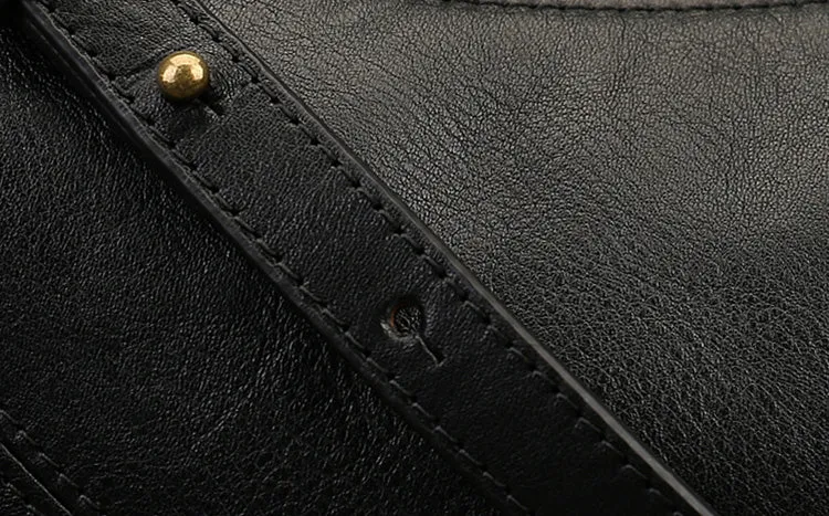 Hobo Ladies Black Leather Side Bag Cross Shoulder Bag For Women