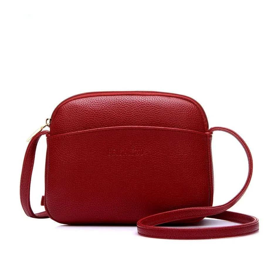 Hot Crossbody Bags For Women Casual Mini Candy Color Messenger Bag Pu Leather