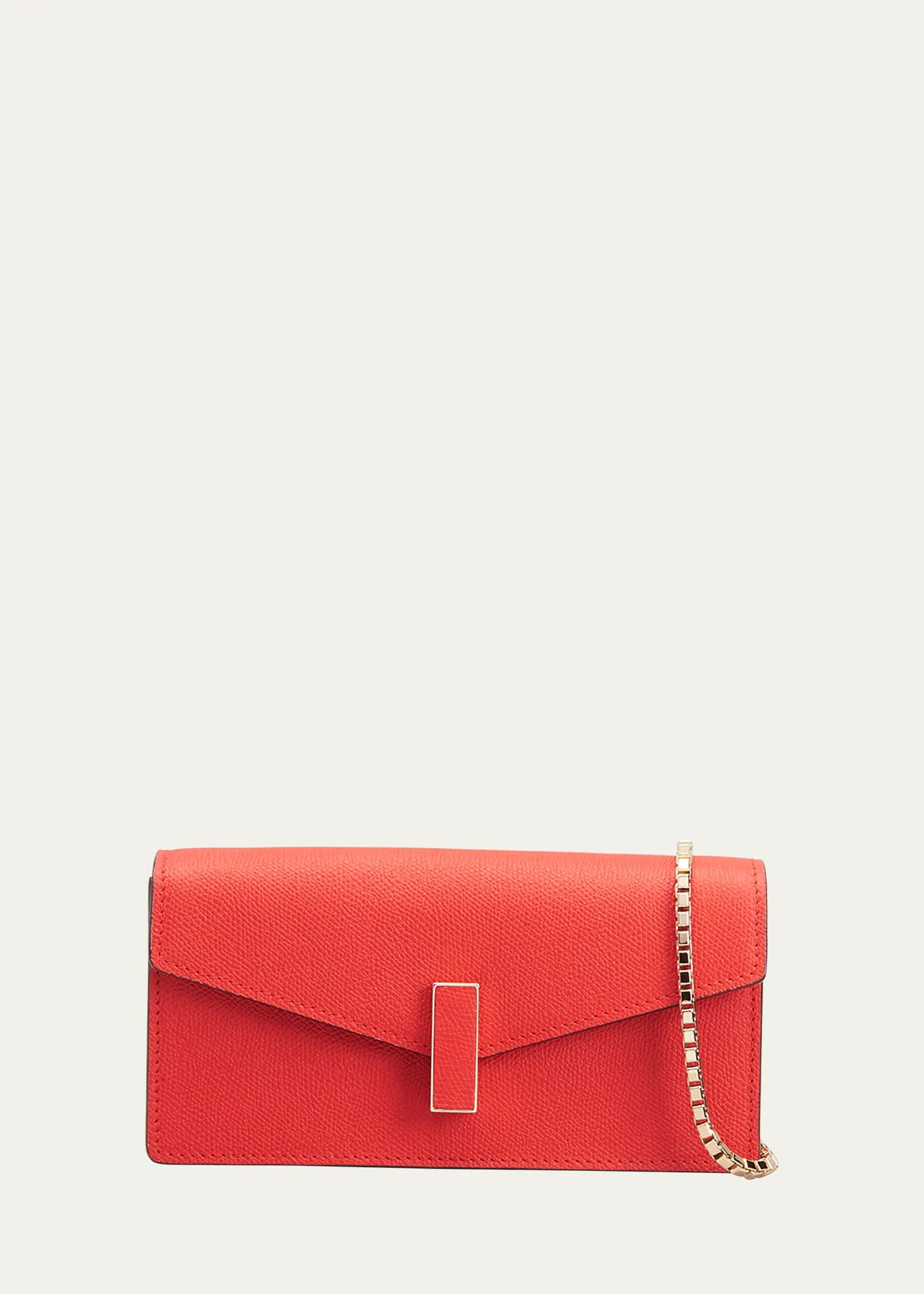Iside Envelope Calf Leather Clutch Bag
