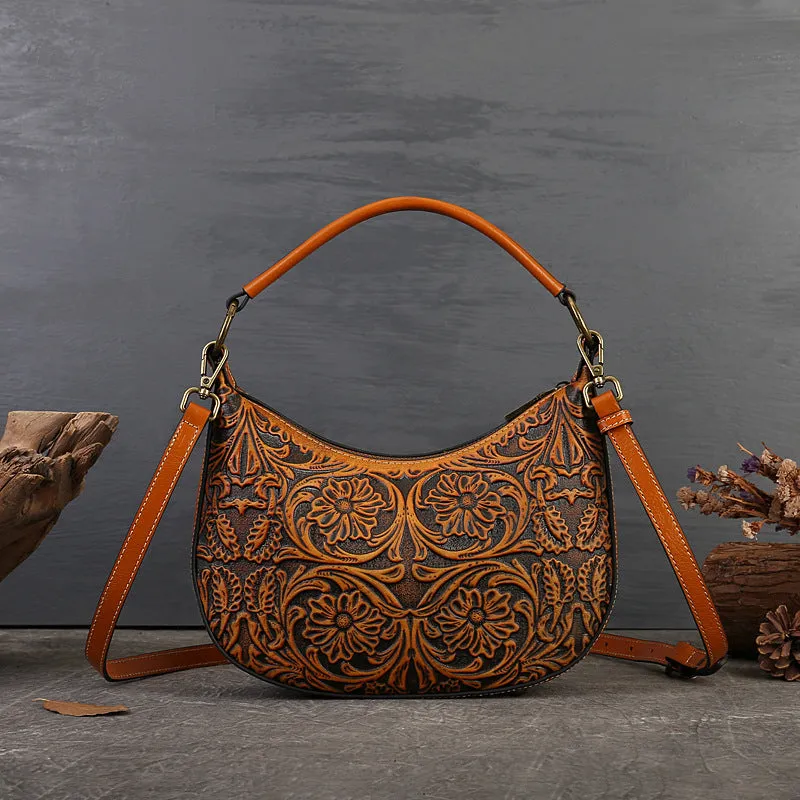Ladies Vintage Shoulder Bag Western Crossbody Purse