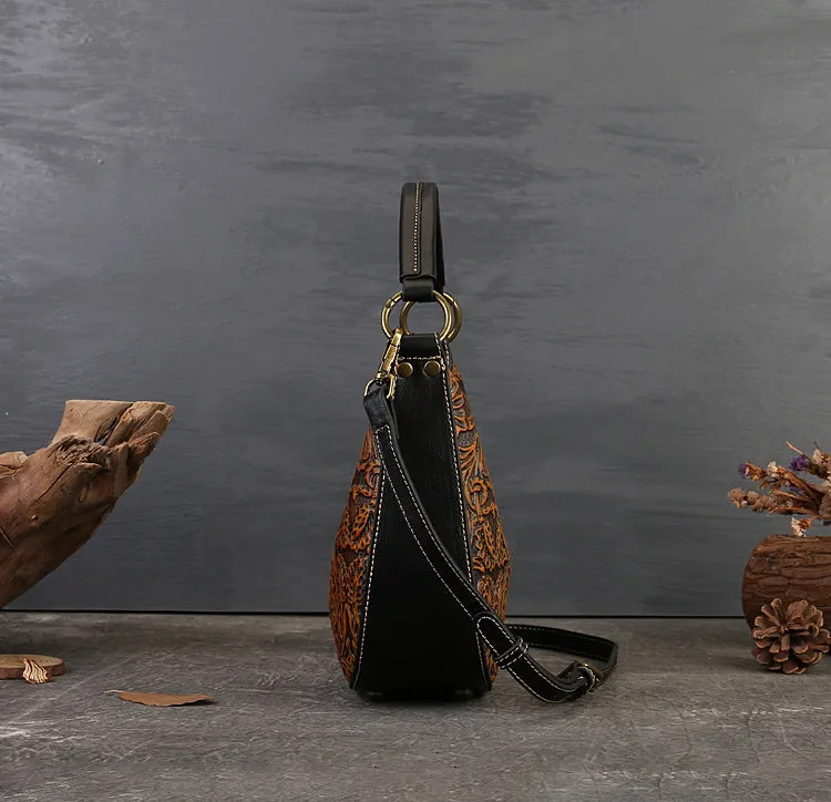 Ladies Vintage Shoulder Bag Western Crossbody Purse