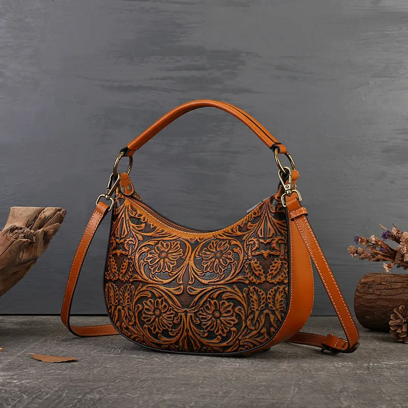 Ladies Vintage Shoulder Bag Western Crossbody Purse