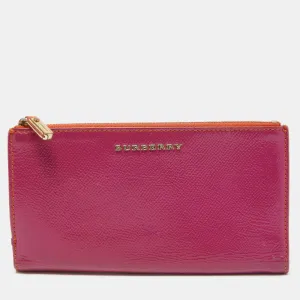 Magenta Patent Leather Constantine Continental Wallet