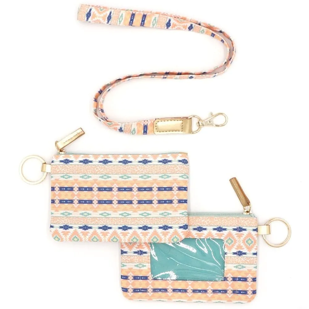 MB0159CO/MT Tribal Lanyard ID Wallet