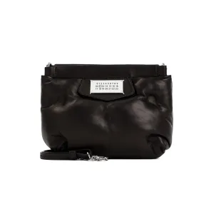 Men's Glam Slam Leather Clutch in Black | S56WF0161P4300 Color T8013