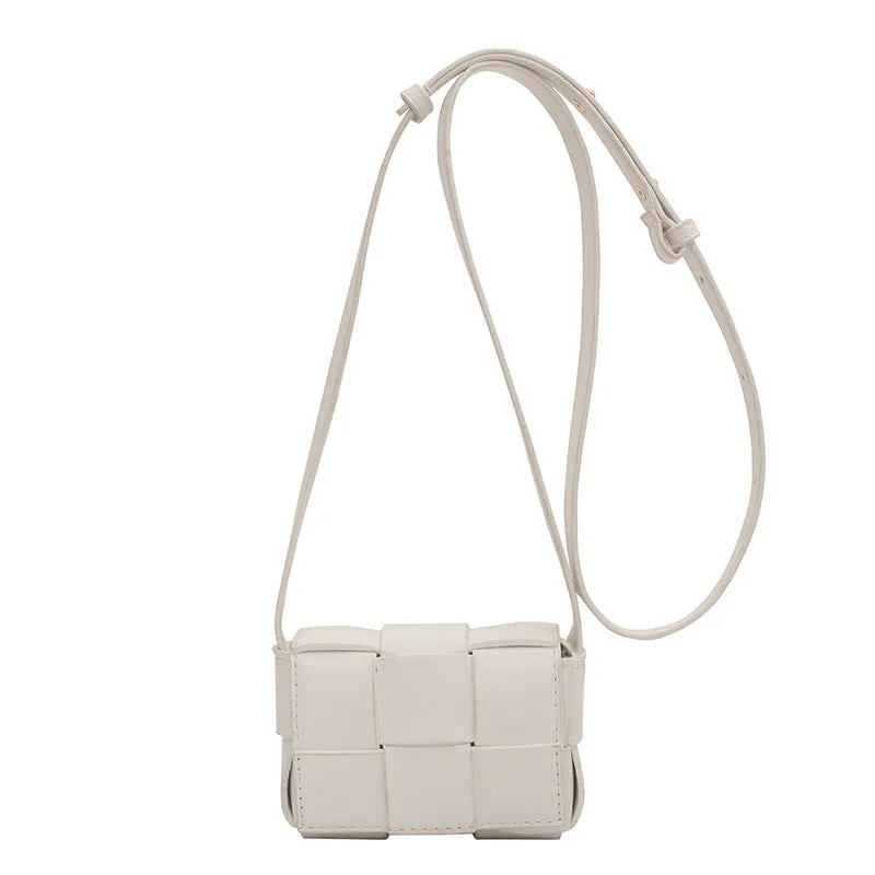 Sling Bags Spring Women's Bag Woven Pillow Small Square Bag Simple