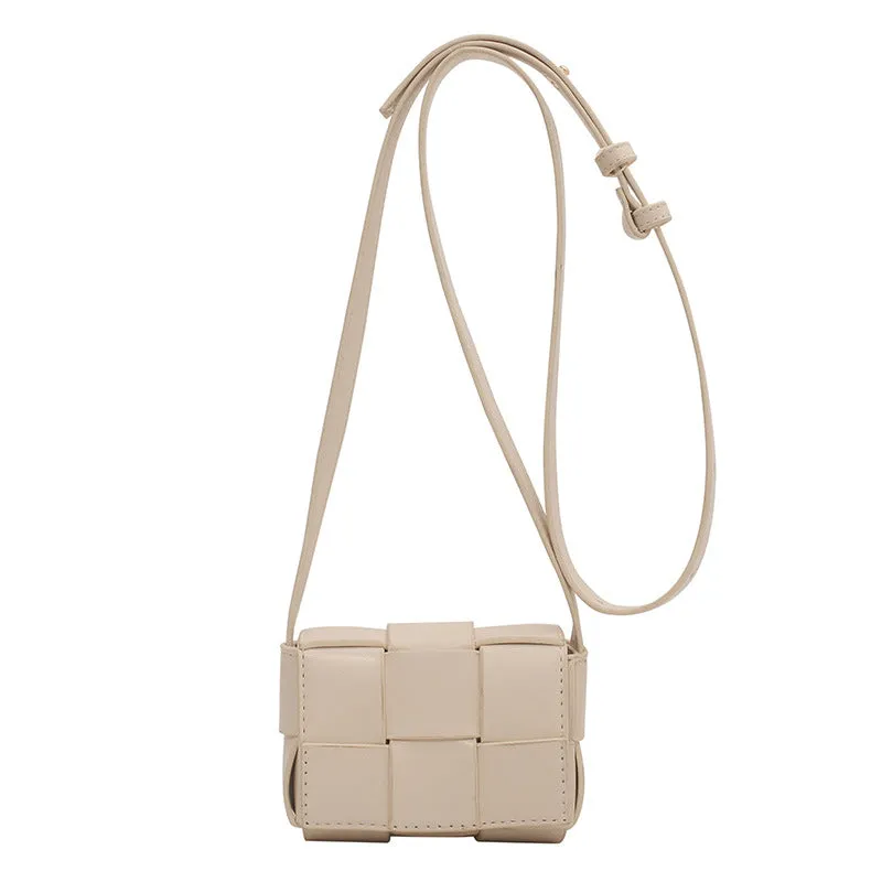 Sling Bags Spring Women's Bag Woven Pillow Small Square Bag Simple