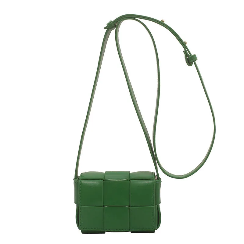 Sling Bags Spring Women's Bag Woven Pillow Small Square Bag Simple