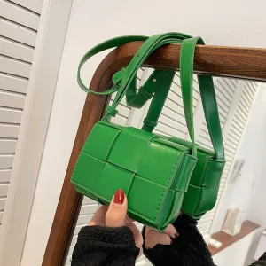 Sling Bags Spring Women's Bag Woven Pillow Small Square Bag Simple