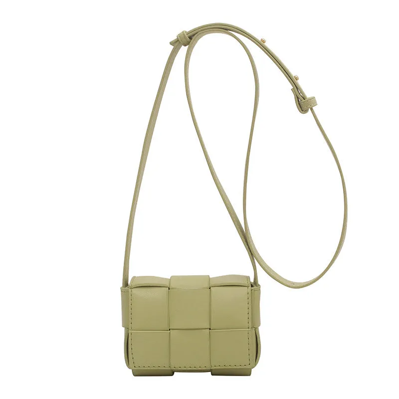 Sling Bags Spring Women's Bag Woven Pillow Small Square Bag Simple