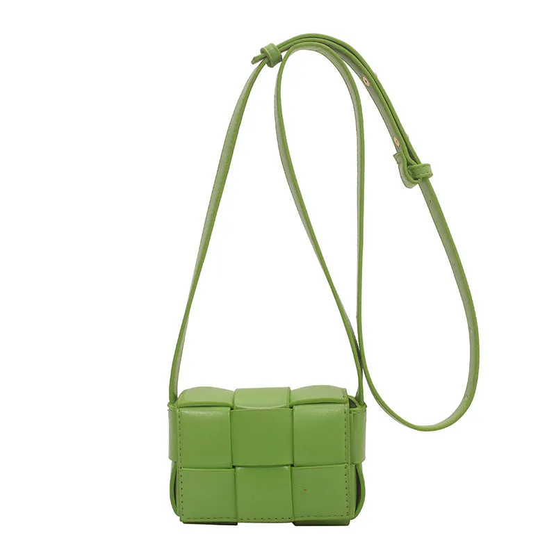 Sling Bags Spring Women's Bag Woven Pillow Small Square Bag Simple
