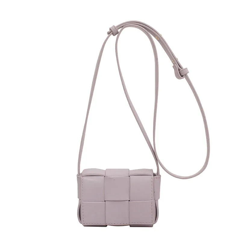 Sling Bags Spring Women's Bag Woven Pillow Small Square Bag Simple