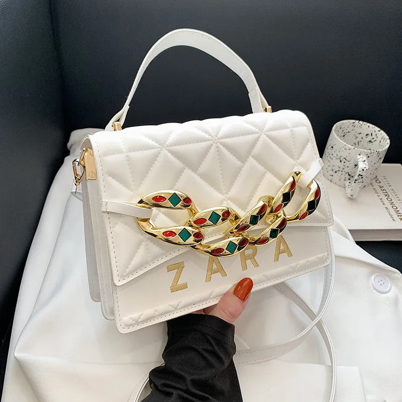 Sling Bags Thick Chain Women's Bag Spring Crossbody