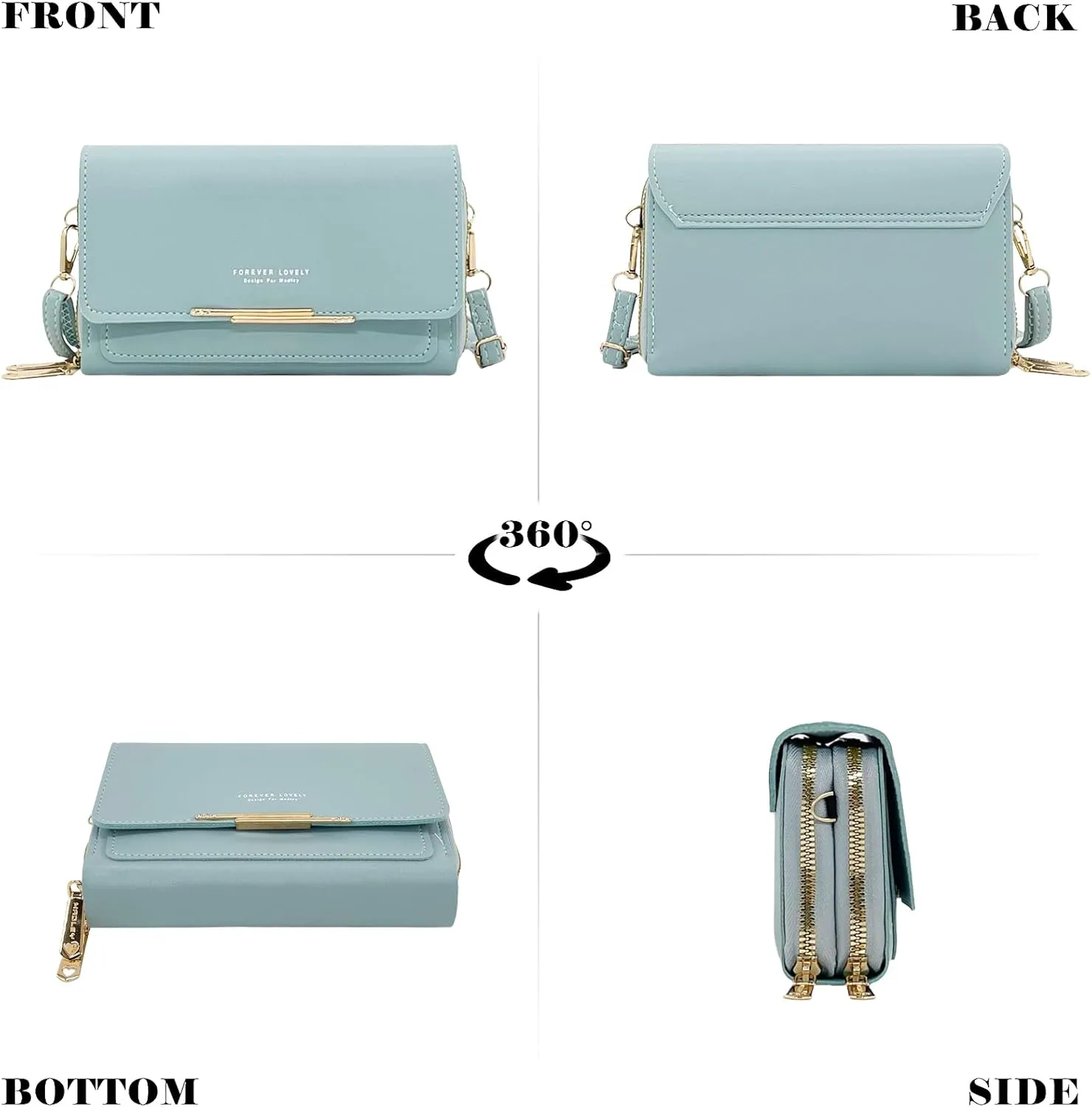 Small Cell Phone Cross Body Bags for Women,Mini Women's Shoulder Wallets