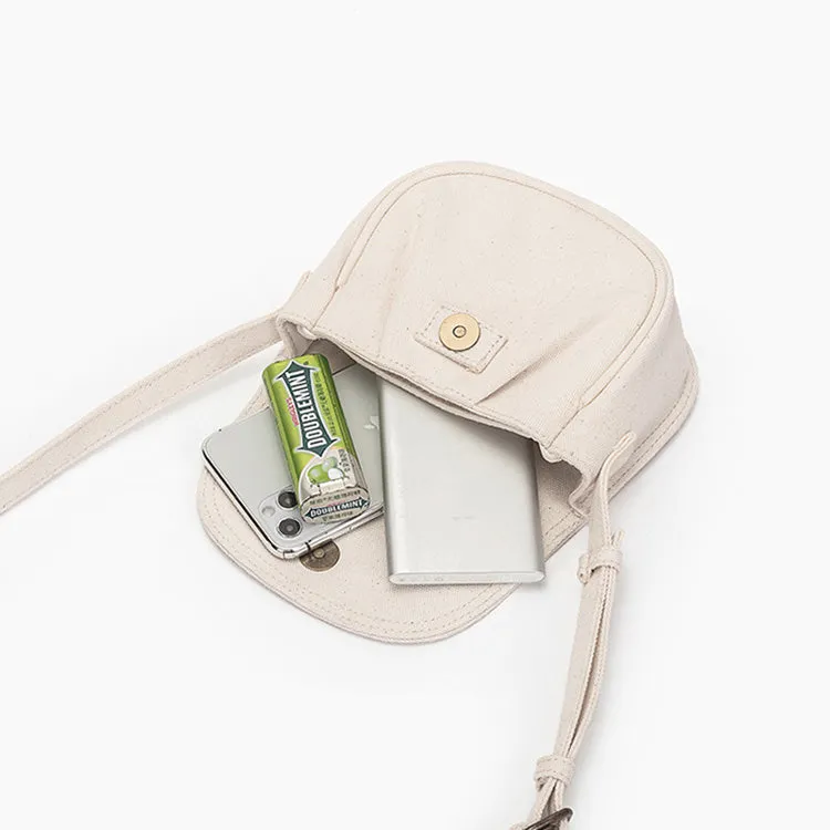 Small Womens Canvas Crossbody Purse Ladies Shoulder Bag