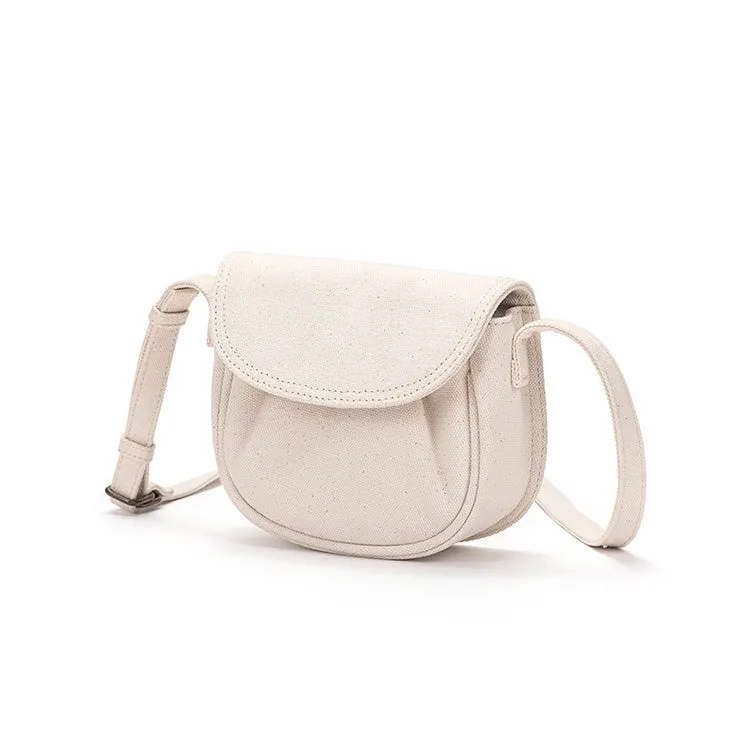 Small Womens Canvas Crossbody Purse Ladies Shoulder Bag