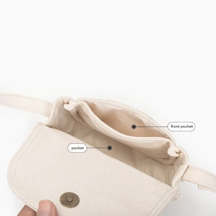 Small Womens Canvas Crossbody Purse Ladies Shoulder Bag