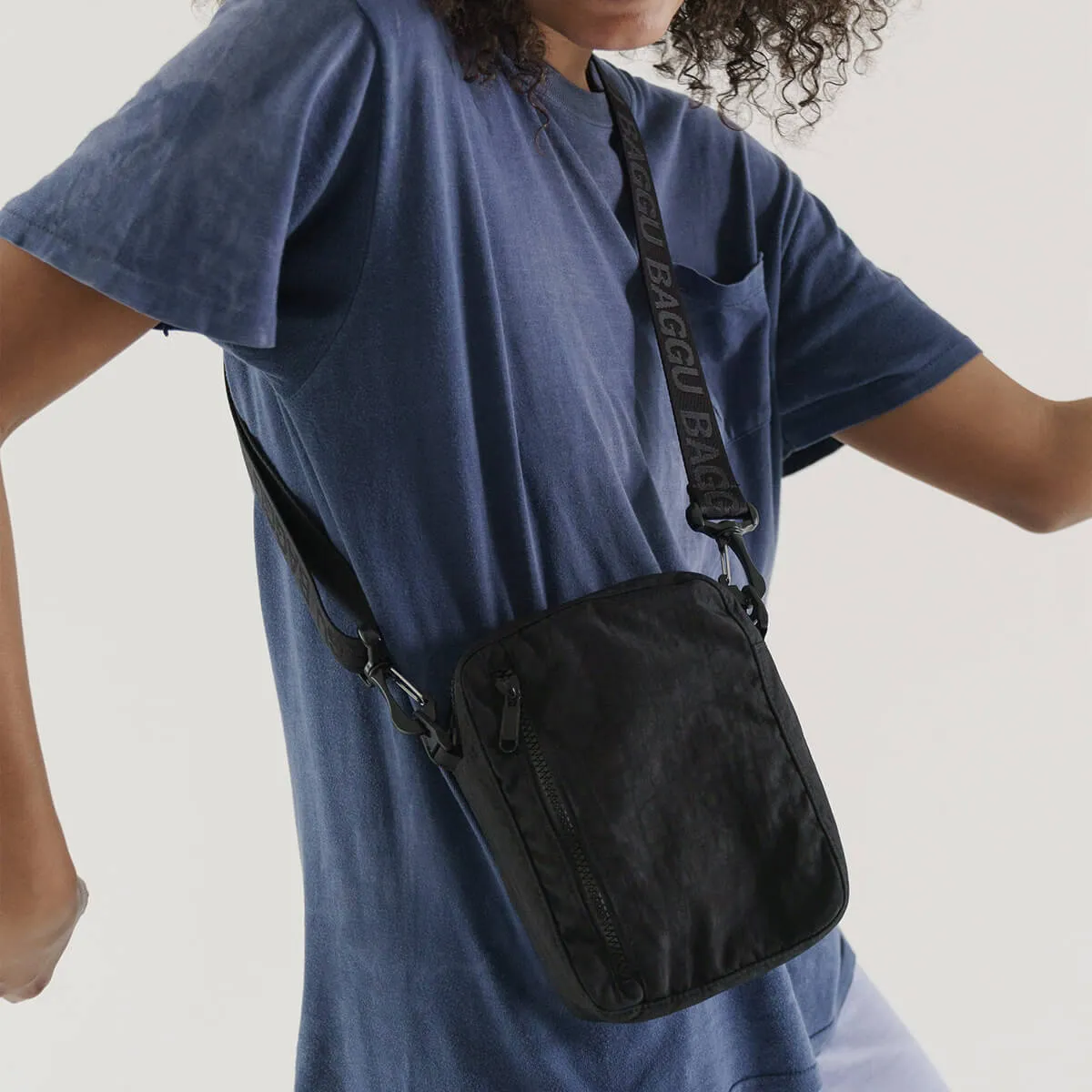 Sport Crossbody Bag in Black by Baggu
