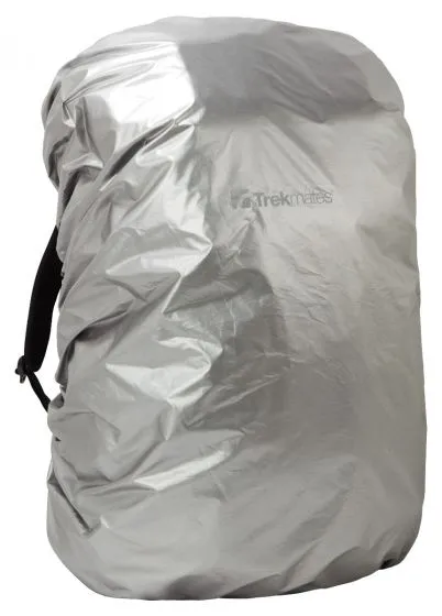 Trekmates Reversible Rucksack Rain Cover (45L)(Silver/Dark Grey)