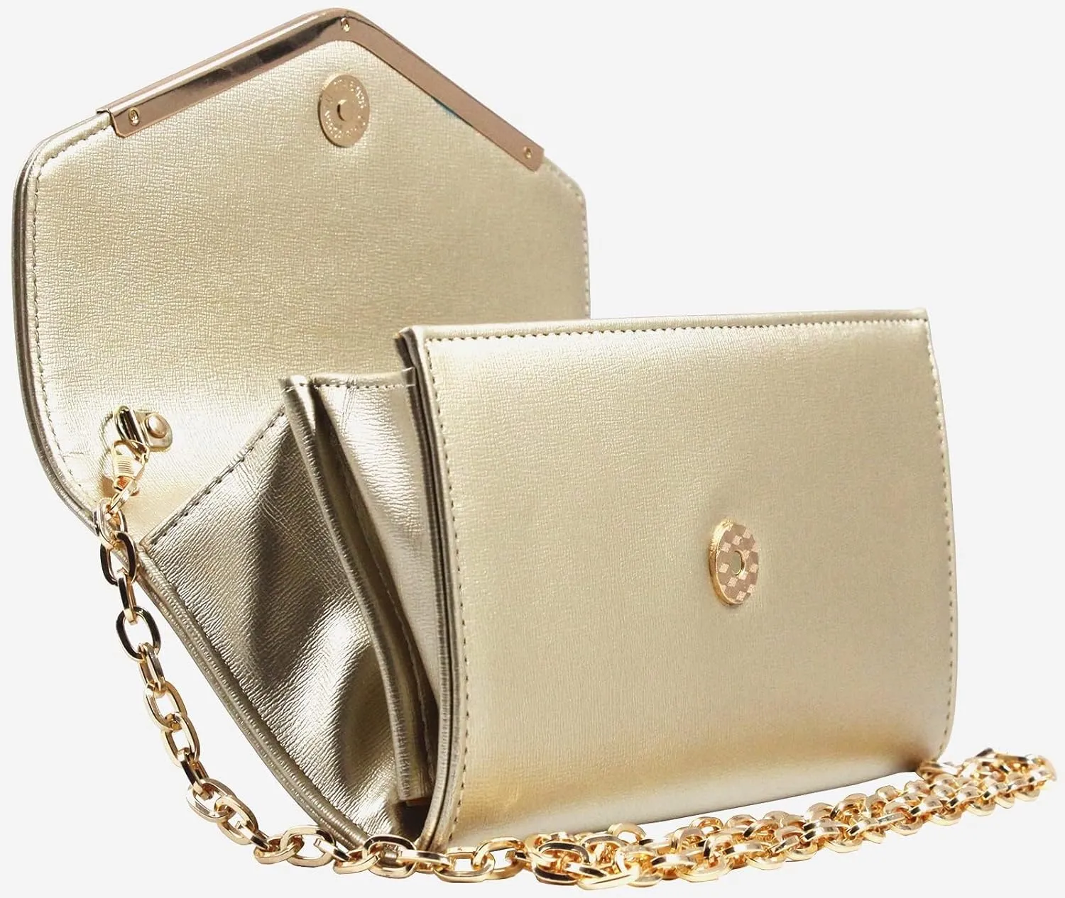 Women's Evening Bag Envelope Clutch Purse Handbag Detachable Chain Crossbody Bag for Women Wedding Party Shoulder Bag