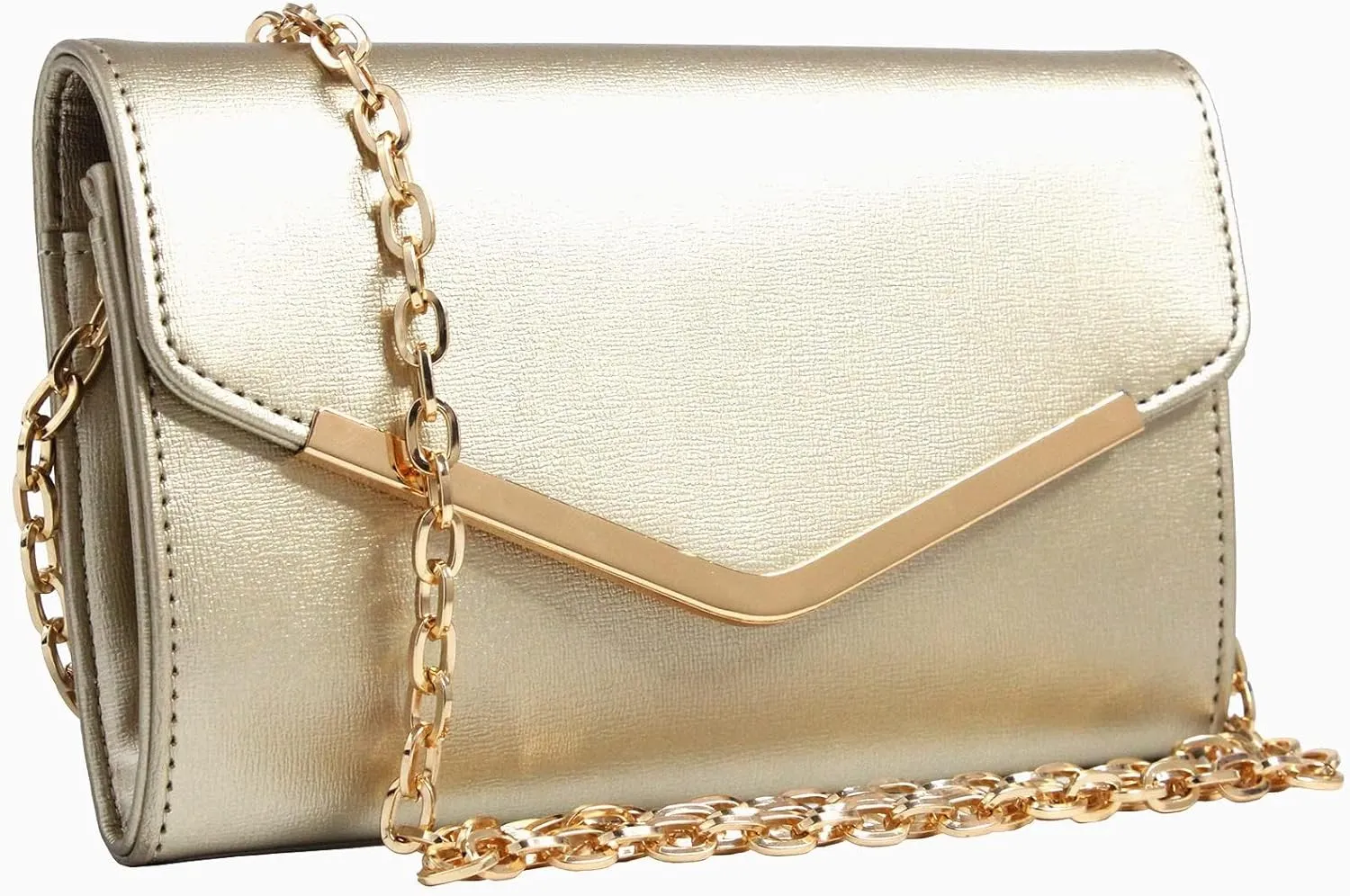 Women's Evening Bag Envelope Clutch Purse Handbag Detachable Chain Crossbody Bag for Women Wedding Party Shoulder Bag