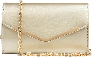 Women's Evening Bag Envelope Clutch Purse Handbag Detachable Chain Crossbody Bag for Women Wedding Party Shoulder Bag