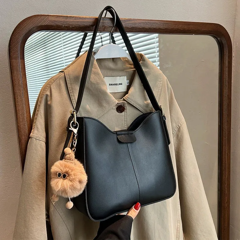 Women's Versatile Luxury Shoulder Bucket Bag
