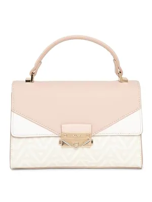 YOURA112 White Top Handle Bag