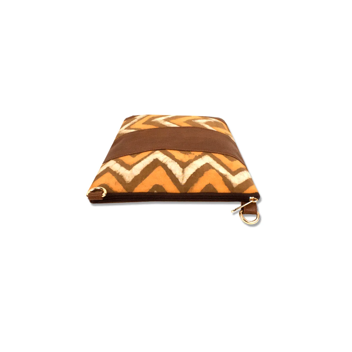 Zig zag Block Printed Sling Bag